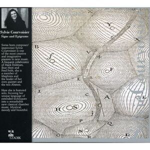 Sylvie Courvoisier - Signs & Epigrams  CD